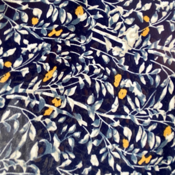 Lucca Couture blue floral dress with bell sleeves - Picture 5 of 5